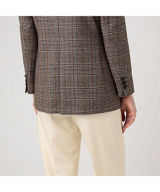 シックグレンチェック ダブルブレストジャケット | maison