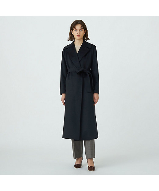 スーパーカシミヤ ベルテッドコート | maison TOMORROWLAND/メゾン