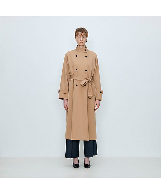 カバートクロス スタンドカラーコート | maison TOMORROWLAND/メゾン