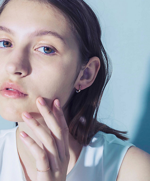 パール ツイスト フープピアス | ete bijoux (Women)/エテ ビジュー