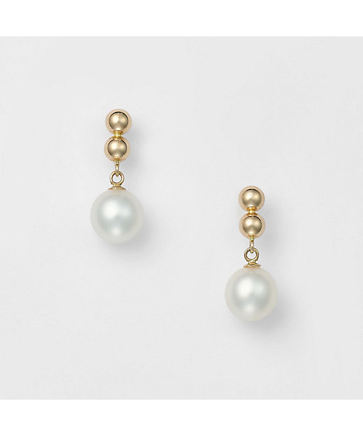 K10淡水パールピアス | agete/アガット | 三越伊勢丹オンライン