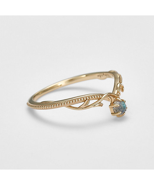 Limited Edition》K10ラブラドライトセットリング