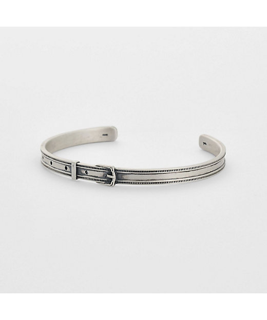 希少】agete アガット シルバー925バングル男女兼用パンチング