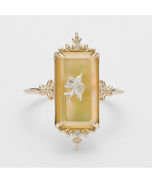 K10シトリンリング | agete/アガット | 三越伊勢丹オンラインストア