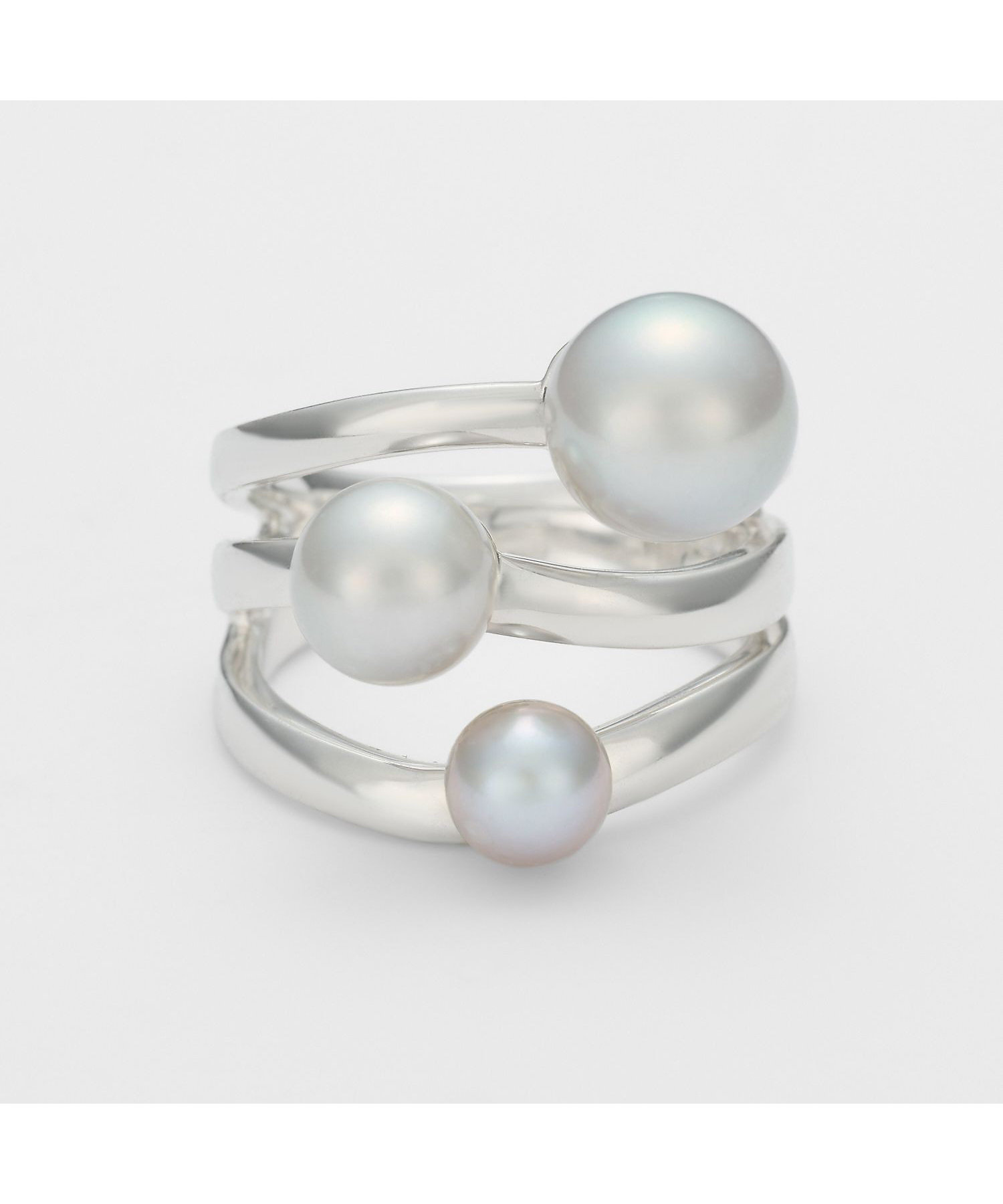 シルバー淡水パールリング | agete/アガット | 三越伊勢丹オンライン