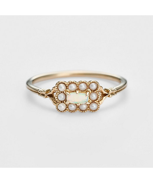 K10オパール／淡水パールリング | agete/アガット | 三越伊勢丹