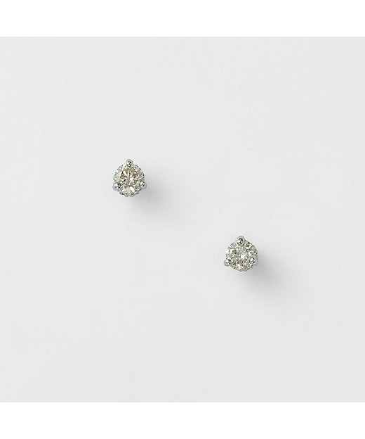 プラチナダイヤモンドピアス | agete/アガット | 三越伊勢丹オンライン