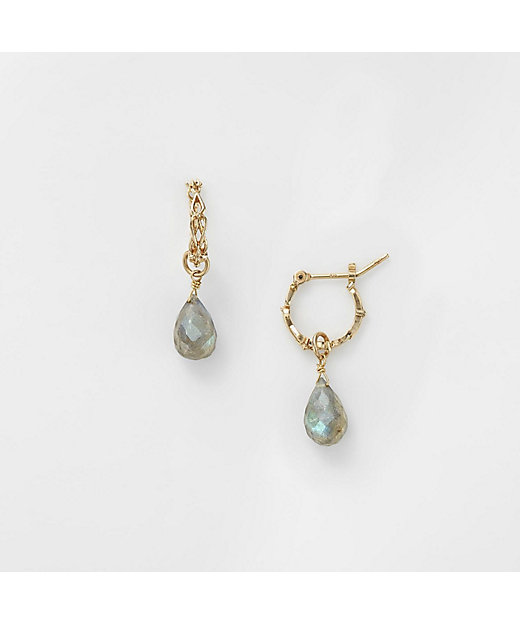 WEB限定》K10ラブラドライトピアスセット | agete/アガット