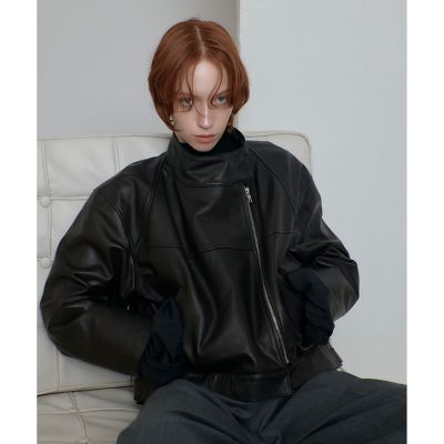 レザーブルゾン | allureville (Women)/アルアバイル | 三越伊勢丹