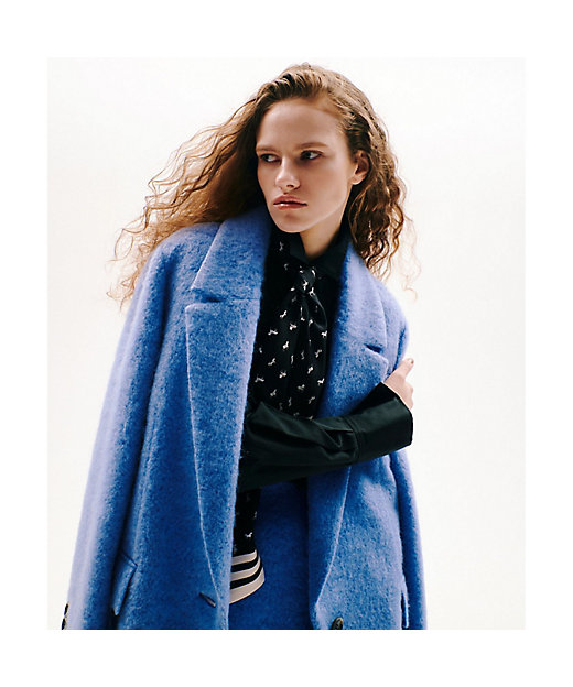 モヘヤシャギーハーフチェスターコート | allureville (Women