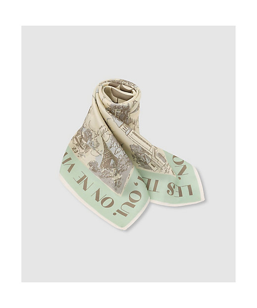 マッププリントスカーフ | allureville (Women)/アルアバイル | 三越