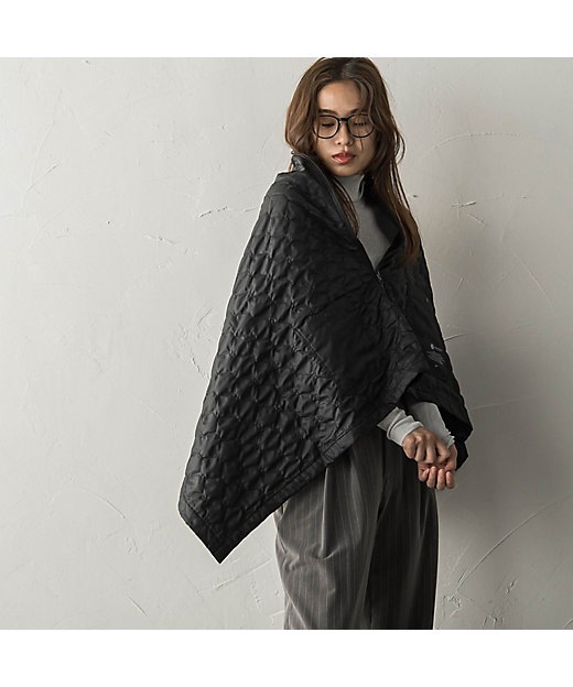 MIZUNO】ブレスサーモブランケットケープ≪発熱素材／洗濯機で