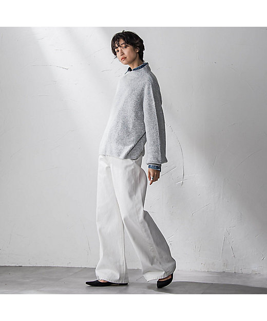 ラメリブボトルネックニット≪手洗い可能≫ | MAYSON GREY（Women