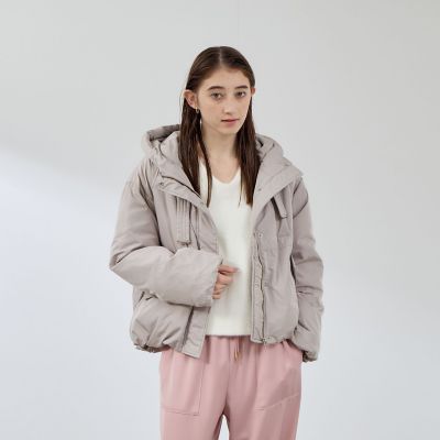 ワークフードピュアダウンジャケット | QUEENS COURT（Women