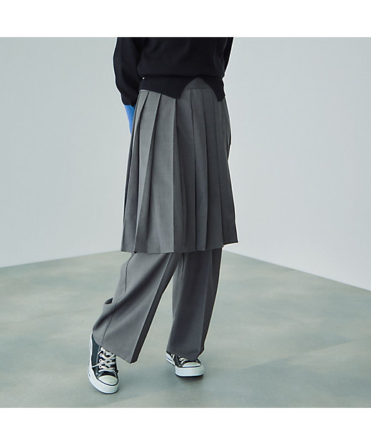 ラッププリーツスカートセットパンツ≪手洗い可能≫ | VICKY（Women