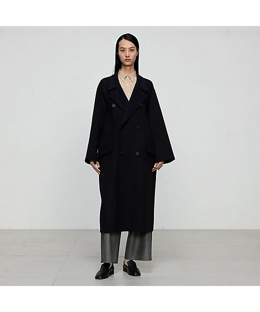 ウールダブルフェイス ロングトレンチコート | GALERIE VIE (Women