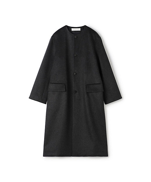 カシミヤビーバー クルーネックロングコート | GALERIE VIE (Women