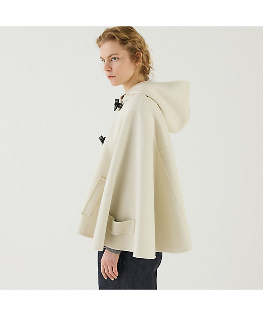 ウールダブルフェイス フーテッドポンチョ | GALERIE VIE (Women