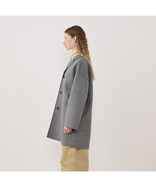 ウールダブルフェイス キモノスリーブコート | GALERIE VIE (Women
