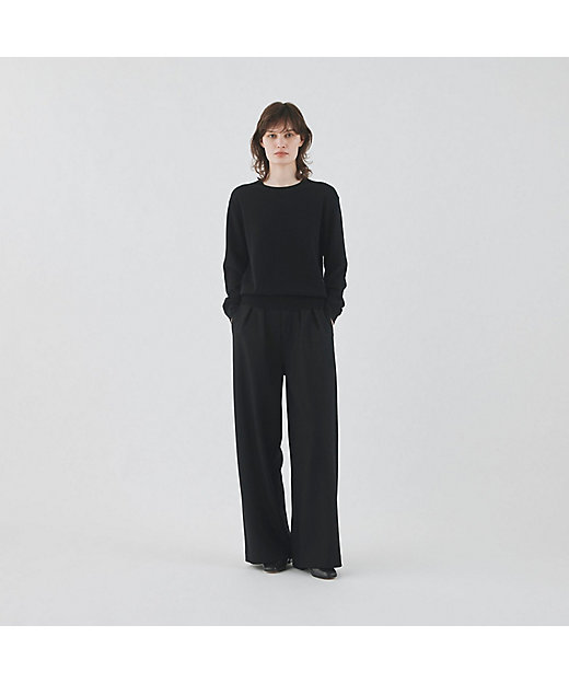 スコットランドカシミヤ クルーネックプルオーバー | GALERIE VIE