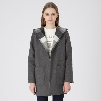 クレストブリッジチェックリバーポリウールコーディガン | BLUE LABEL