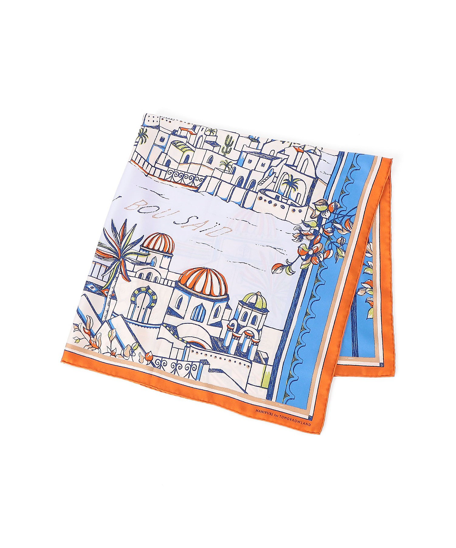 別注】manipuri VIEW シルクスカーフ | maison