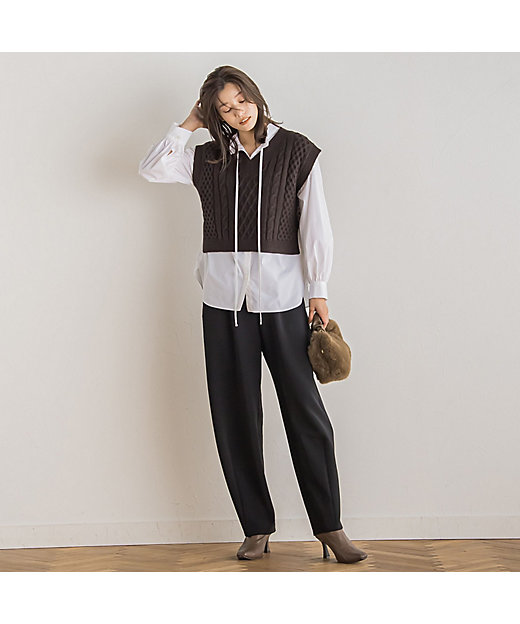 カタログ掲載】ダブルクロスバルーンパンツ | Droite lautreamont