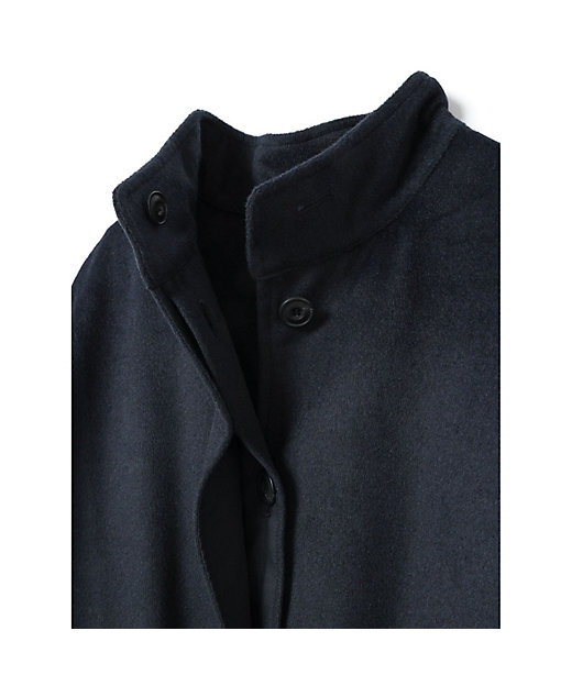 mizuiro ind ウールスタンドカラーモッズコート | mizuiro