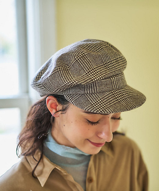 チェックキャスケット | CARA O CRUZ (Women)/キャラ・オ・クルス