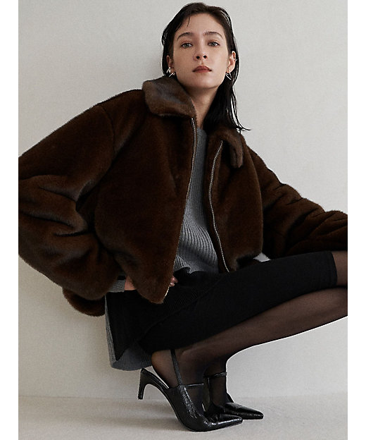 FUR ZIP BZ | ELENDEEK/エレンディーク | 三越伊勢丹