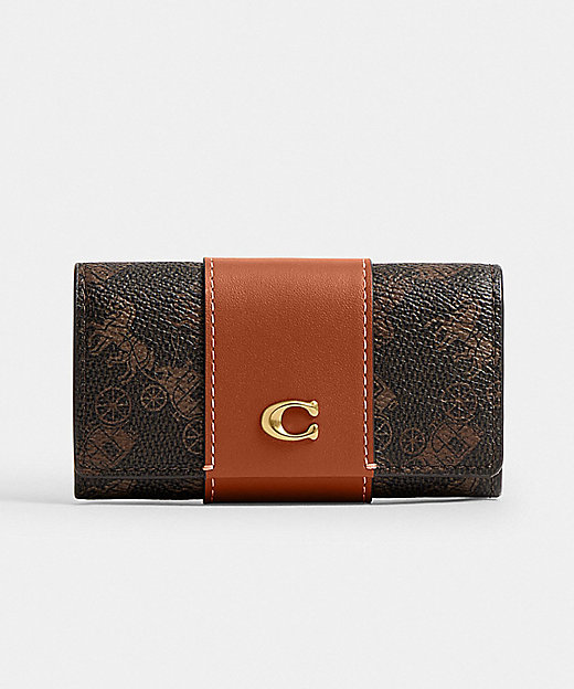 エッセンシャル 6 リング キー ケース・ホース アンド キャリッジ