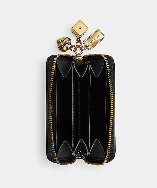 エッセンシャル スモール ジップ アラウンド ウォレット・チャーム