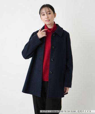 カシミヤショートコート【Leilian WHITE LABEL