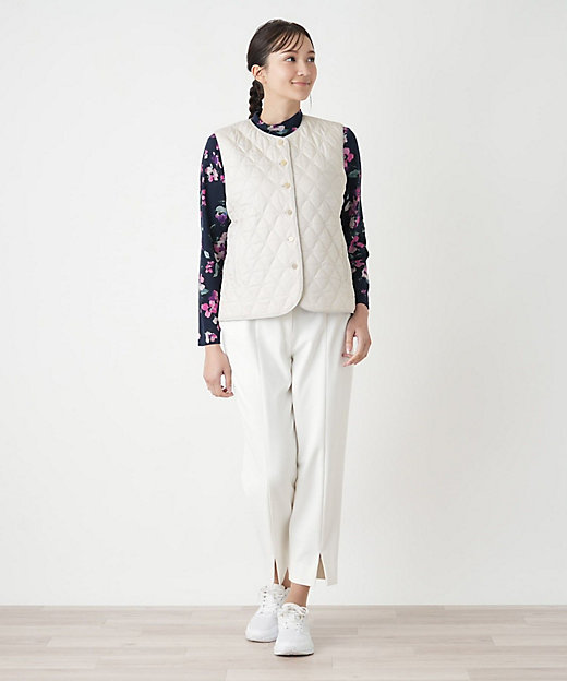 Callaway レディース キルティング ベスト L ホワイト レディース