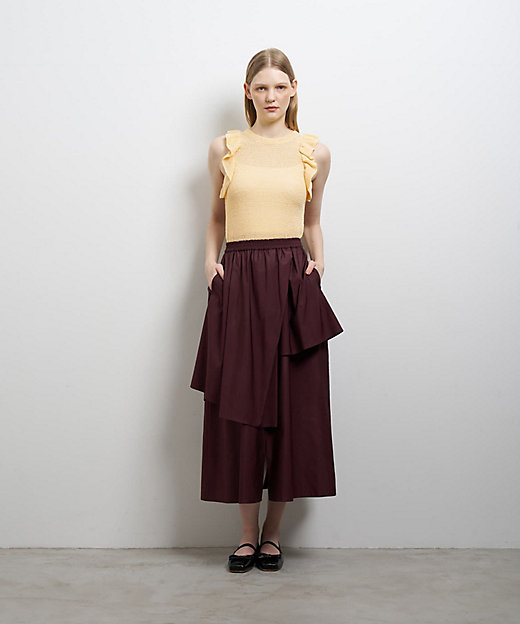 アシンメトリーレイヤードスカート | LANVIN en Bleu (Women)/ランバン