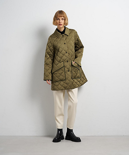 キルティングダウンハーフコート | LANVIN en Bleu (Women)/ランバン