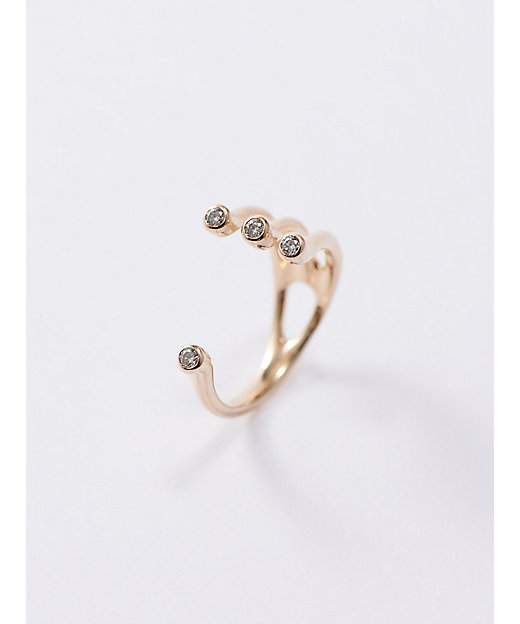 DROSERA ダイヤモンド カフ リング DS03KDR | Hirotaka