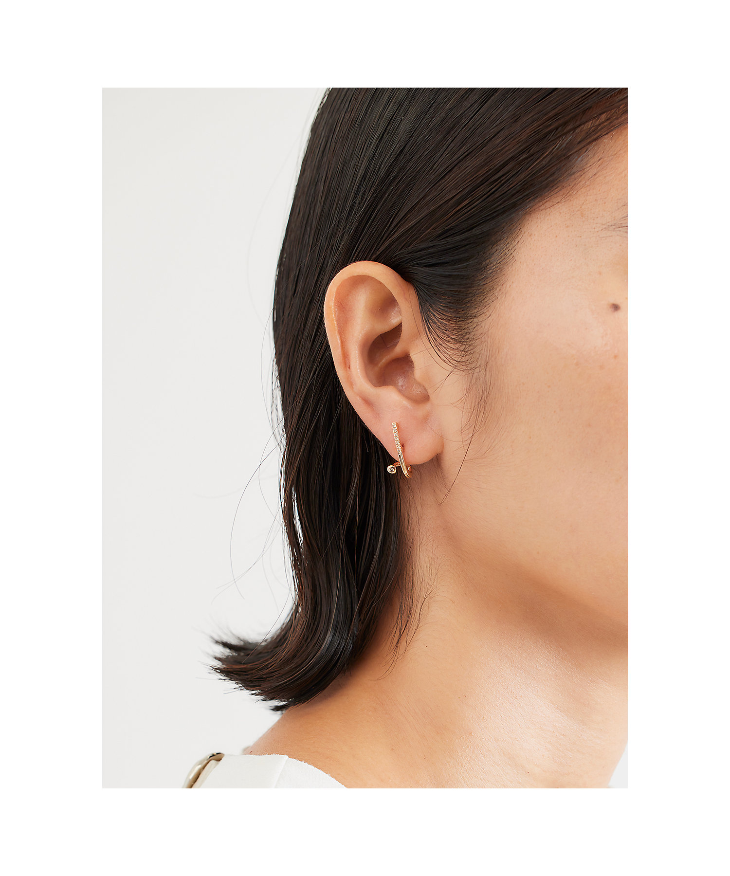 Drosera Diamond ピアス ／ ※シングル（右耳用