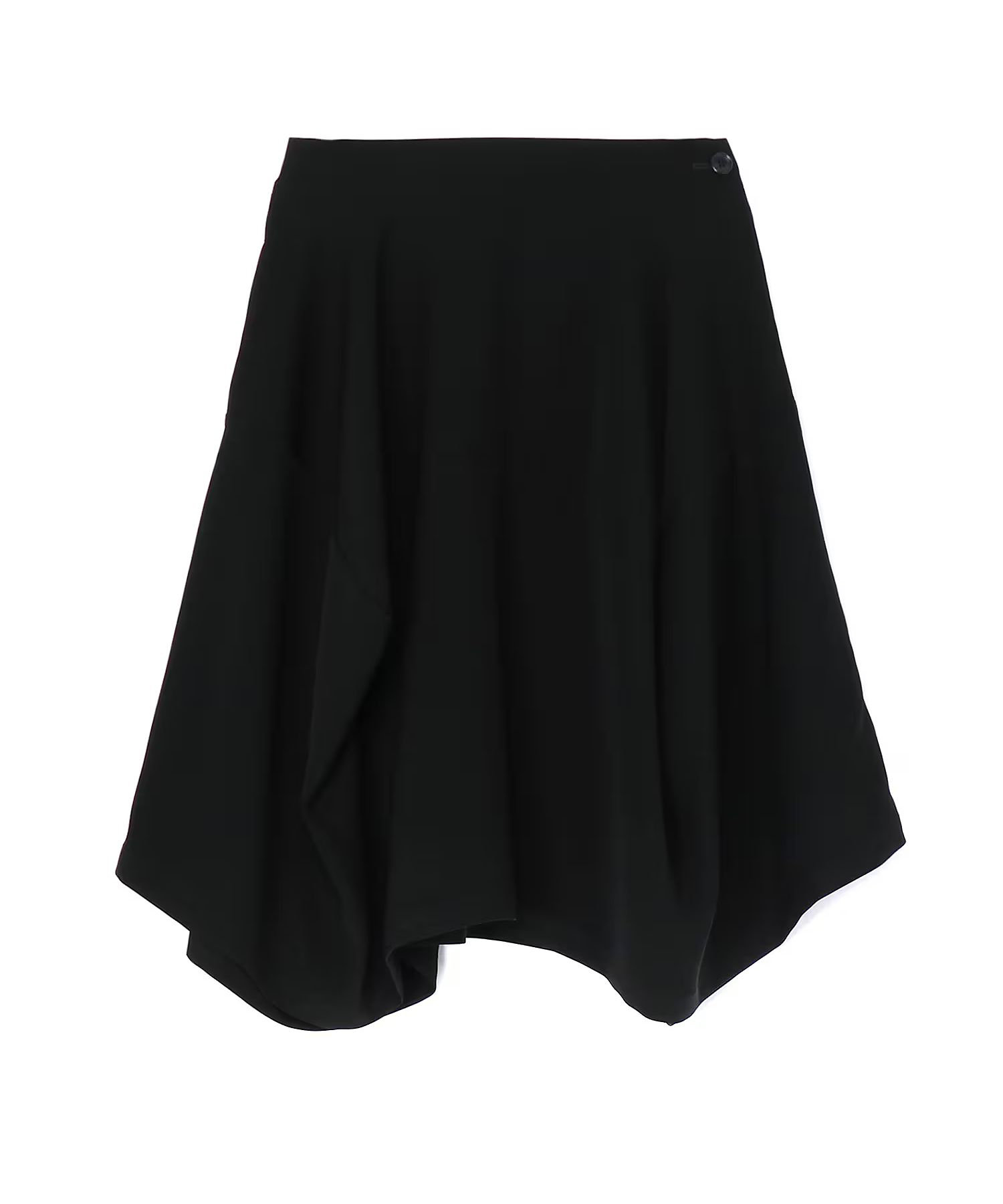 DOUBLE SATIN MULTIーFABRIC SKIRT LAー