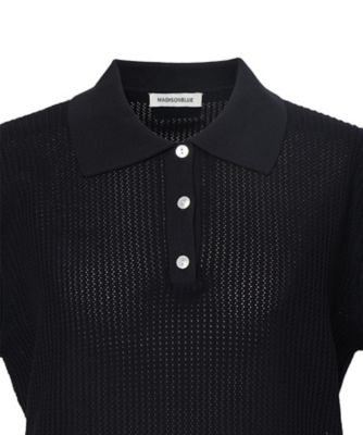 ニットポロ POLO KNIT MESH MB251－8702