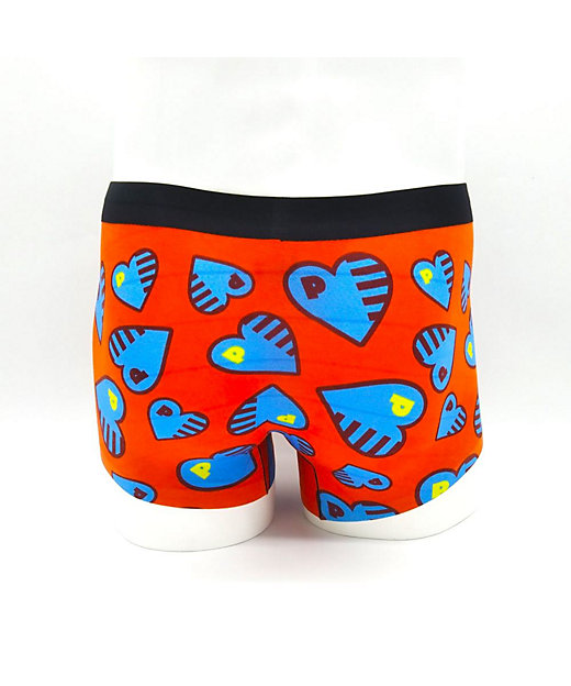 ボクサーパンツ 前閉じ ハート柄 PGB655110 | PEARLY GATES