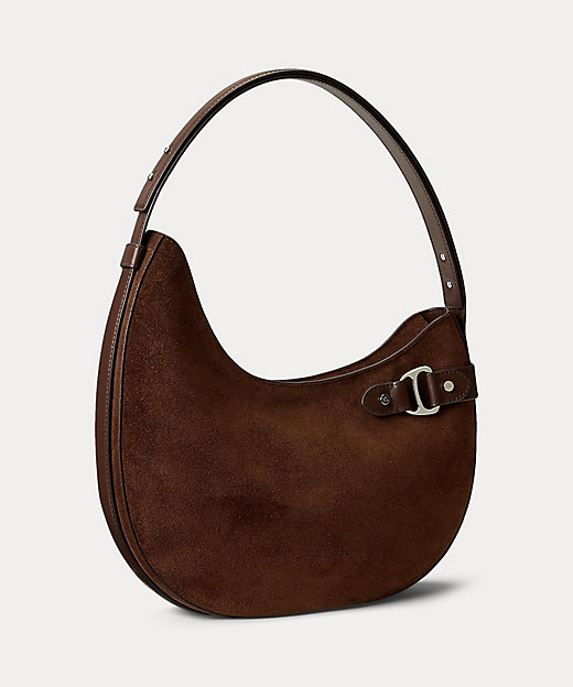 スエード ラージ Tasha ショルダー バッグ