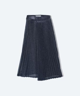 Mesh print pleats skirt TP251－FG220