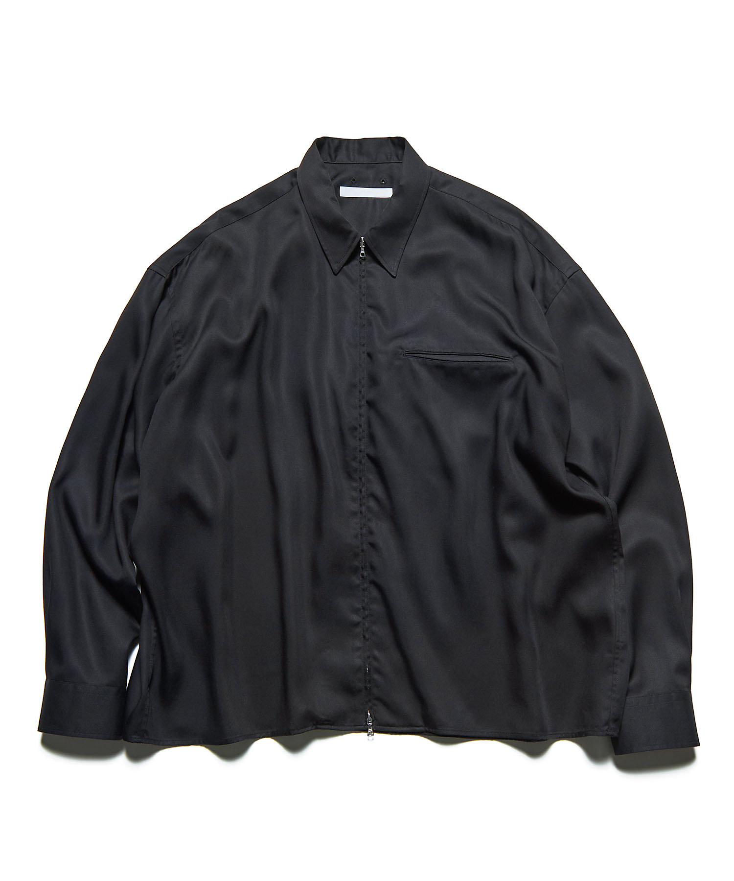 シャツ DRAPE ZIPーUP SHIRT SPNTー260005