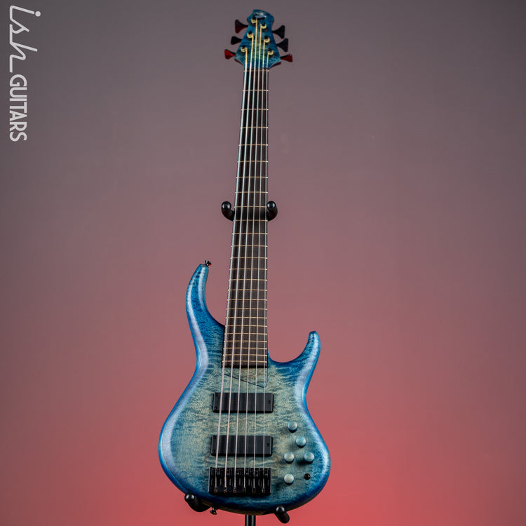 MTD 635-24 6-String Bass NAMM Blue Burst – Ish Guitars