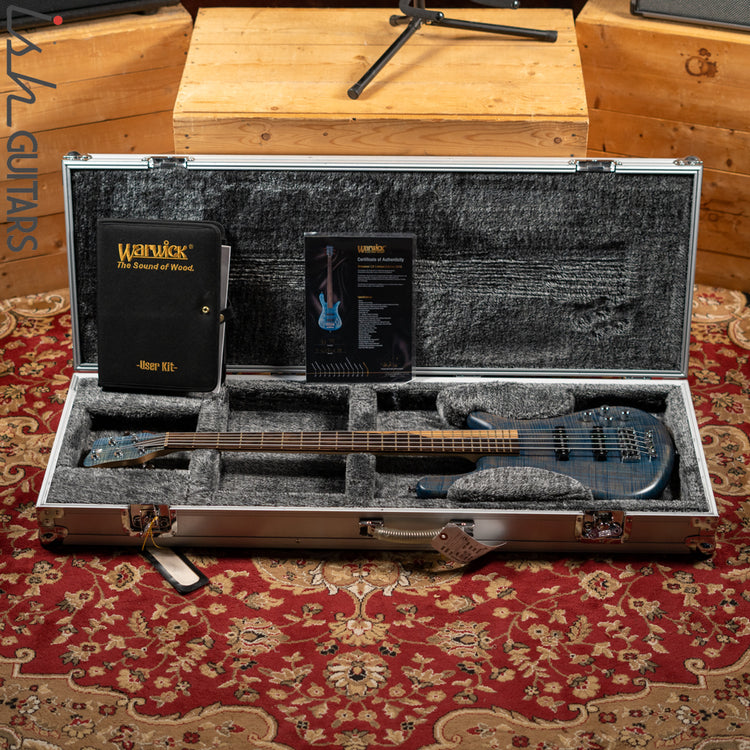 2015 Warwick Streamer LX Limited Edition Bleached Ocean Blue – Ish