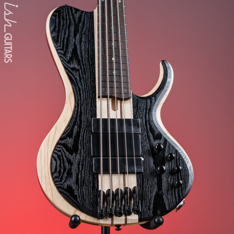 Ibanez BTB865SC 5-String Bass Weathered Black Low Gloss – Ish Guitars