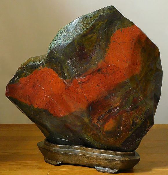 根尾雷光石☆ 鑑賞石菊花石雷光石