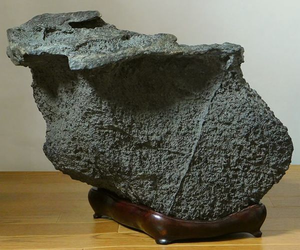 日本三大銘石佐治石】 古代石 採石禁止石 鯨形 珍品 日本三大銘石佐治