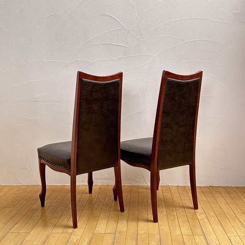 マルニ木工 地中海シリーズ 本革チェア ダイニングチェア アームチェア